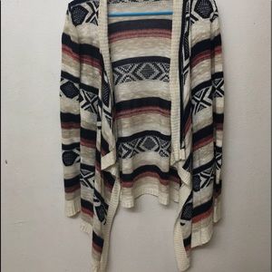 New cardigan , cream , navy blue , maroon